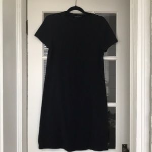 Black lands end t shirt dress.